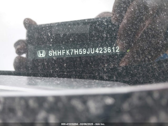 SHHFK7H59JU423612 Honda CIVIC EX