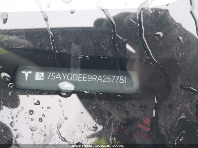 7SAYGDEE9RA257781 Tesla Model Y Long Range Dual Motor All-wheel Drive