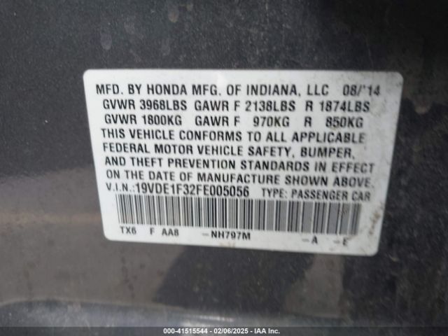 2015 ACURA ILX 19VDE1F32FE005056 Photo 8