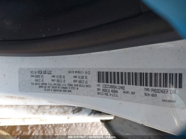 2016 CHRYSLER 200 1C3CCCAB0GN112482 Photo 8