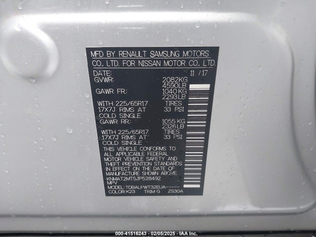 Nissan ROGUE S 2018 KNMAT2MT5JP528492 Image 9