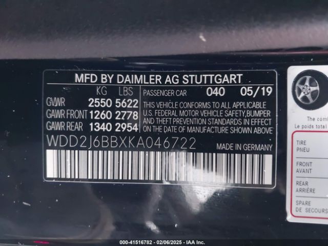 2019 MERCEDES-BENZ AMG CLS 53 WDD2J6BBXKA046722 Photo 8