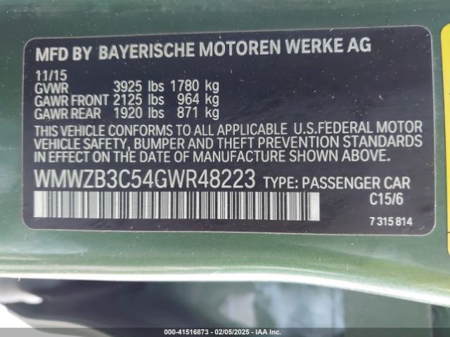 WMWZB3C54GWR48223 Mini Countryman Cooper