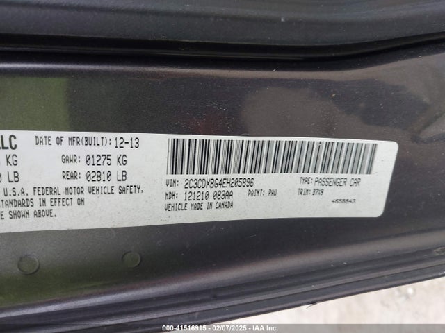 Dodge Charger Se 2014 2C3CDXBG4EH205896 Image 9