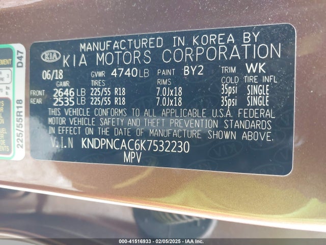 KIA Sportage Ex 2019 KNDPNCAC6K7532230 Image 9
