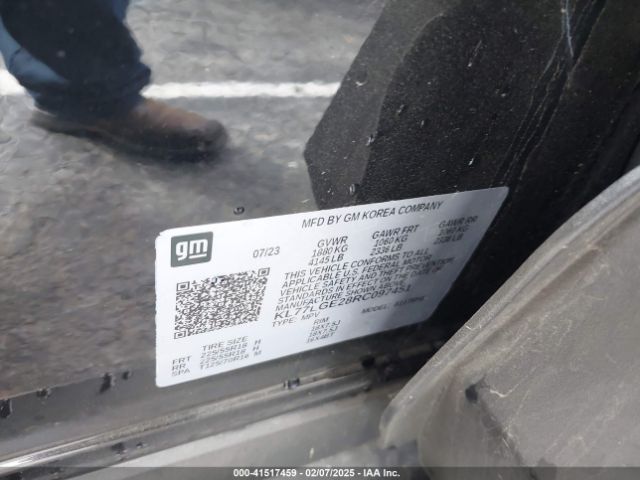 KL77LGE28RC097451 Chevrolet Trax Fwd 1rs