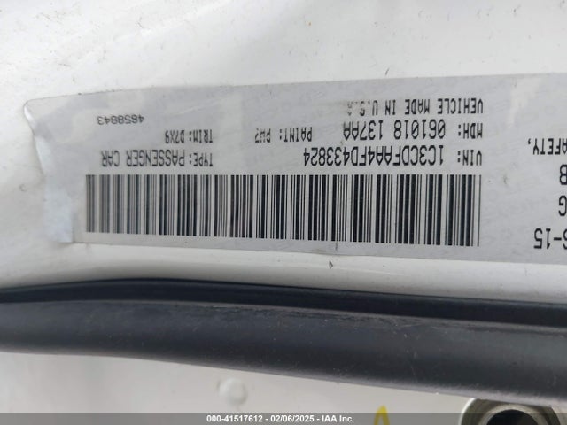 1C3CDFAA4FD433824 Dodge DART SE