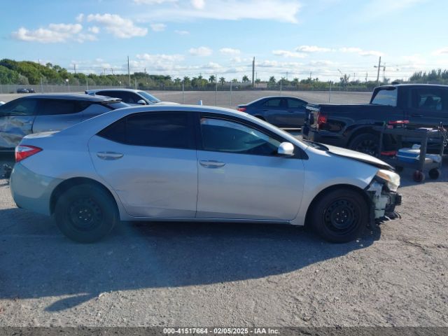 2T1BURHEXGC583923 Toyota COROLLA LE