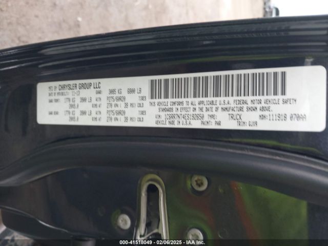 1C6RR7NT4ES192650 RAM 1500 Laramie