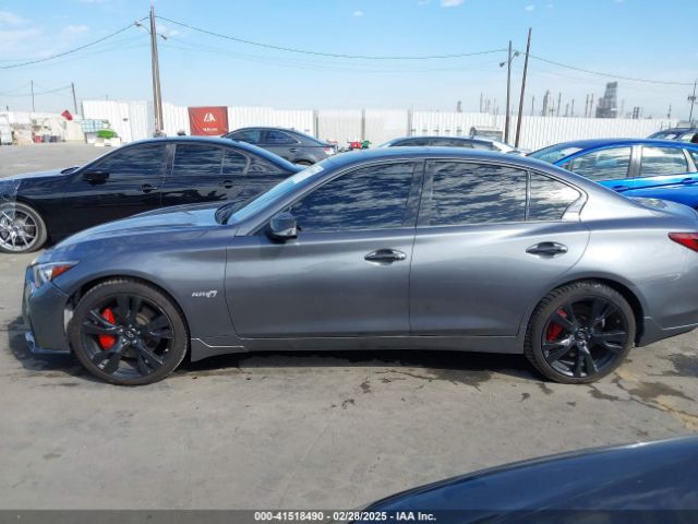 JN1FV7DR3MM880237 Infiniti Q50 Red Sport 400 Awd