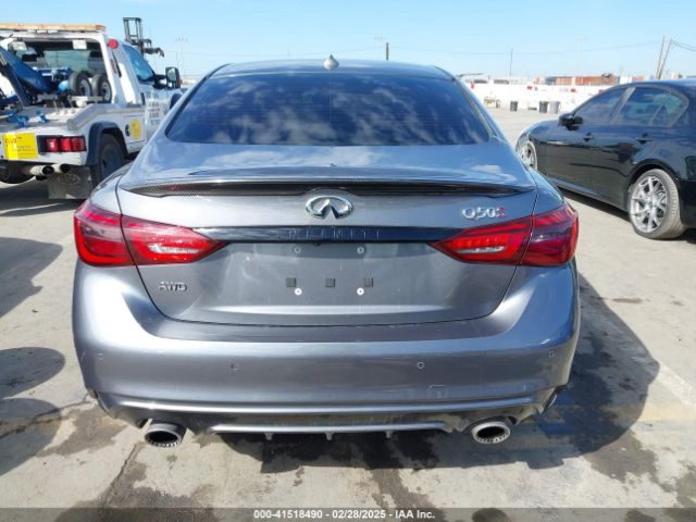 JN1FV7DR3MM880237 Infiniti Q50 Red Sport 400 Awd