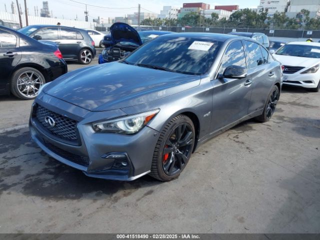 JN1FV7DR3MM880237 Infiniti Q50 Red Sport 400 Awd