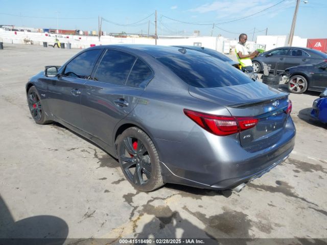 JN1FV7DR3MM880237 Infiniti Q50 Red Sport 400 Awd