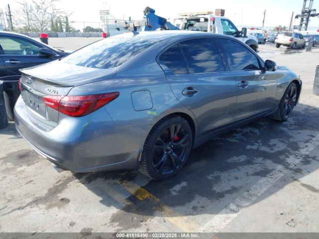 JN1FV7DR3MM880237 Infiniti Q50 Red Sport 400 Awd