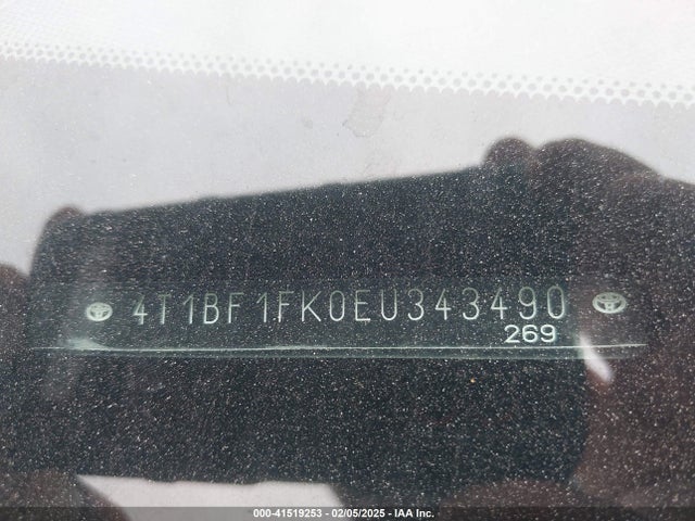 4T1BF1FK0EU343490 Toyota 2ar-fe