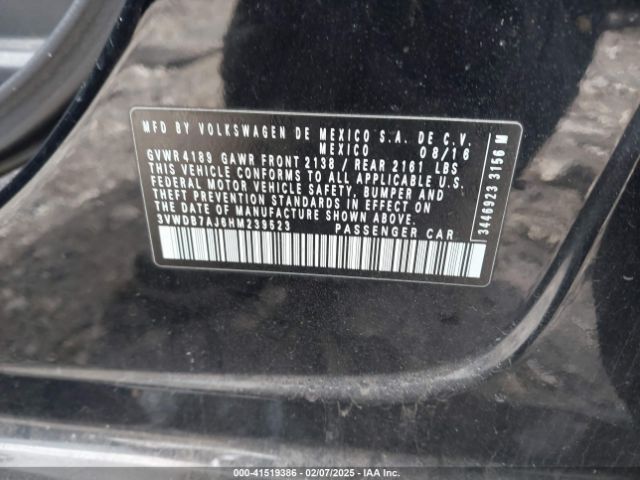 3VWDB7AJ6HM239523 Volkswagen Jetta 1.4t Se