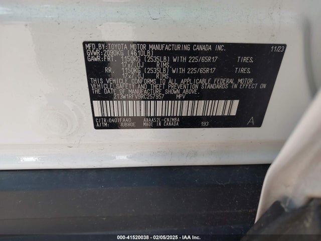 Toyota Rav4 Xle 2024 2T3W1RFV9RC257957 Image 9