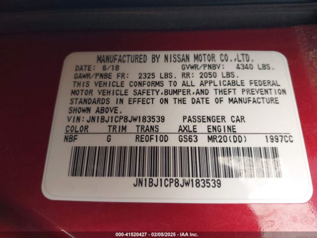 2018 NISSAN ROGUE SPORT JN1BJ1CP8JW183539 Photo 8