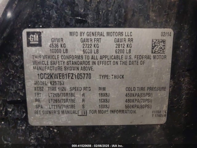 Chevrolet Silverado 2500hd Ltz 2015 1GC2KWE81FZ105770 Image 9