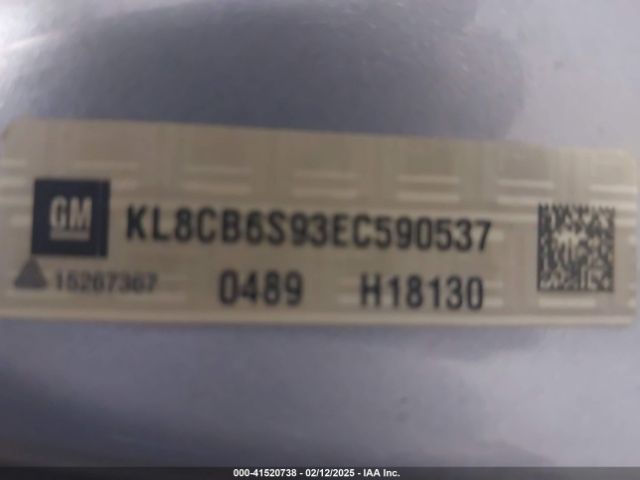 KL8CB6S93EC590537 Chevrolet Spark Ls Auto