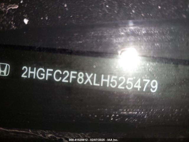 2HGFC2F8XLH525479 Honda Civic Sport
