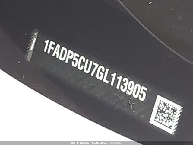 1FADP5CU7GL113905 Ford C-max Energi Sel