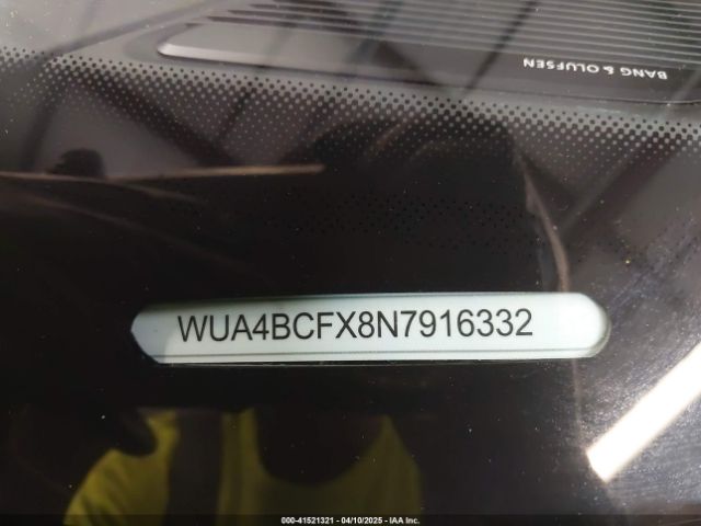 WUA4BCFX8N7900499 Audi R8 Spyder V10 Performance Quattro S Tronic