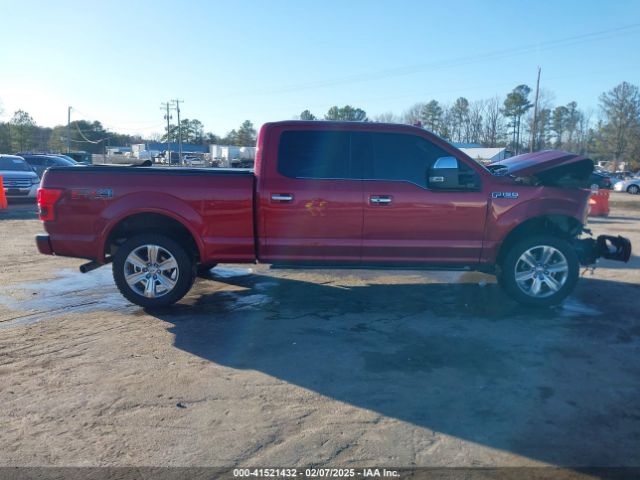 1FTFW1EG4JFD22269 Ford F-150 Platinum