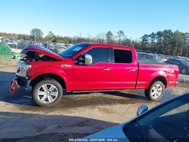 1FTFW1EG4JFD22269 Ford F-150 Platinum