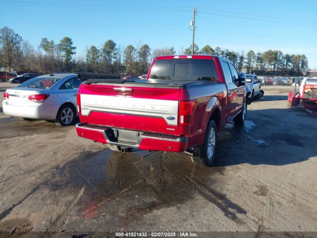 1FTFW1EG4JFD22269 Ford F-150 Platinum