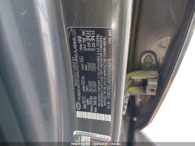 Hyundai TUCSON SEL 2023 5NMJBCAE5PH173078 Image 9