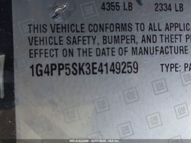 1G4PP5SK3E4149259 Buick Verano