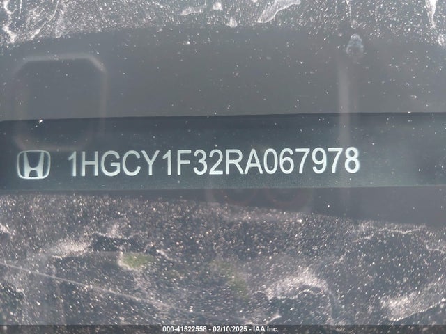 1HGCY1F32RA067978 Honda ACCORD EX