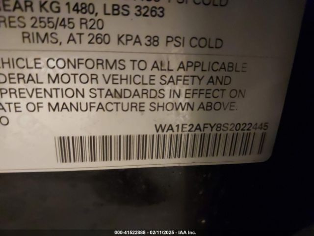 2025 AUDI Q5 WA1E2AFY8S2022445 Photo 8