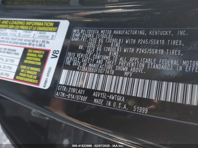 2015 TOYOTA VENZA 4T3BA3BB0FU071418 Photo 8