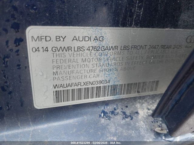 WAUAFAFLXEN039034 Audi A4 PREMIUM