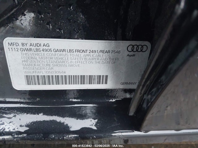 2013 AUDI A4 WAUFFAFL1DN030548 Photo 8