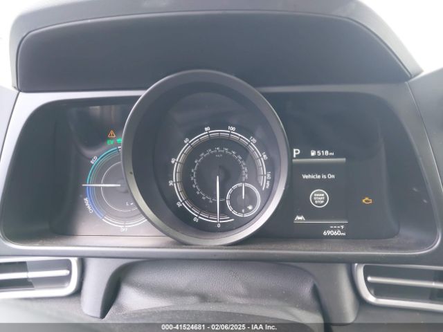 KMHLM4AJ9NU031372 Hyundai Elantra Hybrid Blue