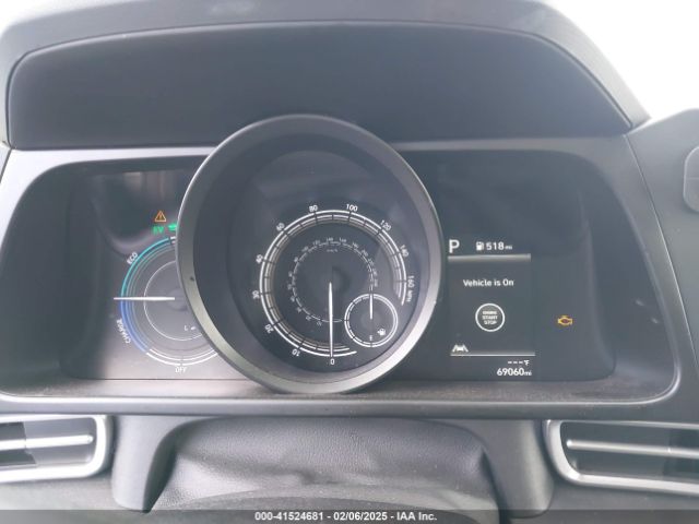 KMHLM4AJ9NU031372 Hyundai Elantra Hybrid Blue