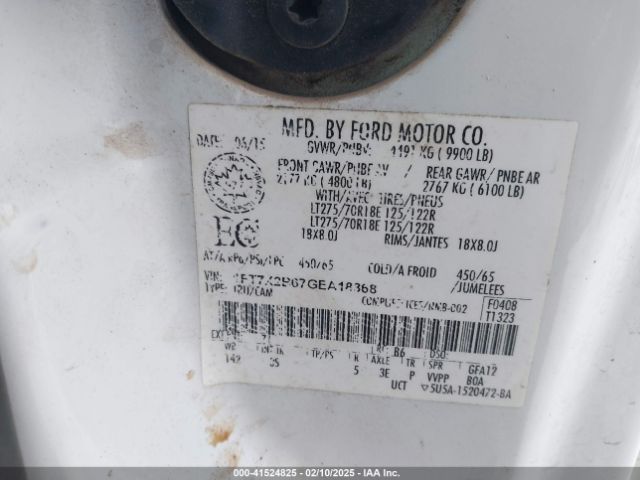 1FT7X2B67GEA18368 Ford F-250 Xlt
