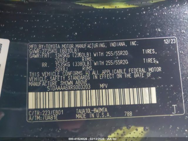 5TDAAAA6XRS003203 Lexus Tx 350 Premium