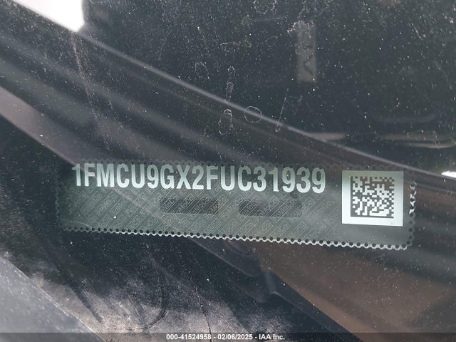 Ford ESCAPE SE 2015 1FMCU9GX2FUC31939 Image 9