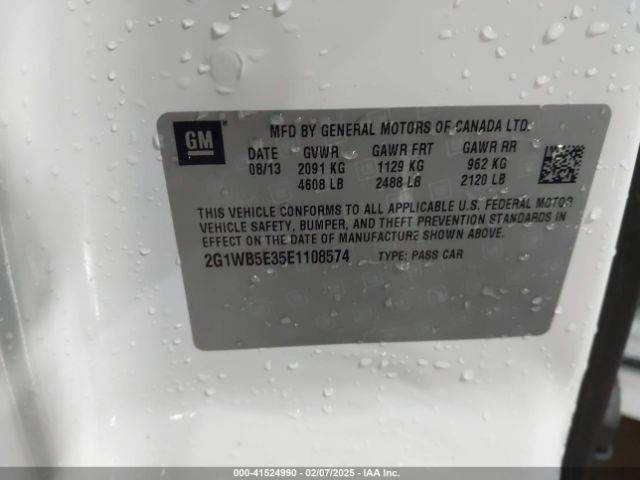 2G1WB5E35E1108574 Chevrolet Impala Limited Lt
