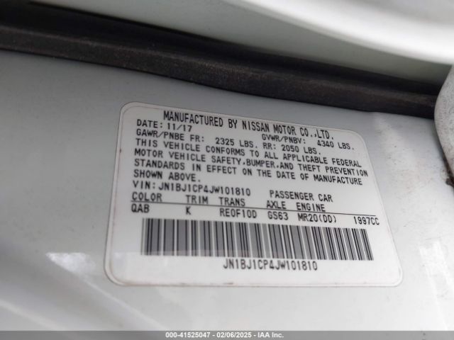 JN1BJ1CP4JW101810 Nissan Rogue Sport Sl