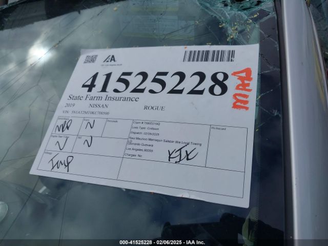 5N1AT2MT0KC700500 Nissan ROGUE S
