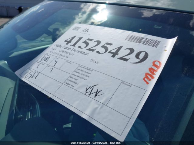 KL77LGE28RC162847 Chevrolet Trax Fwd 1rs