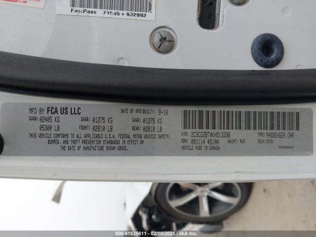 2C3CDZBTXKH513336 Dodge Challenger R/t