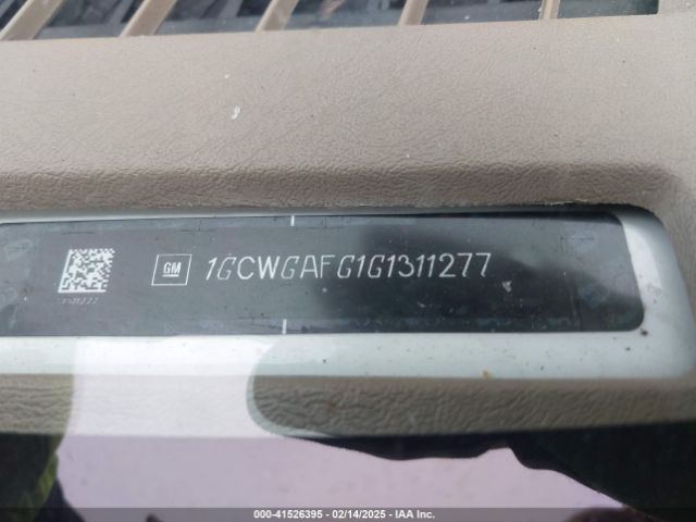 1GCWGAFG1G1311277 Chevrolet Express 2500 Work Van