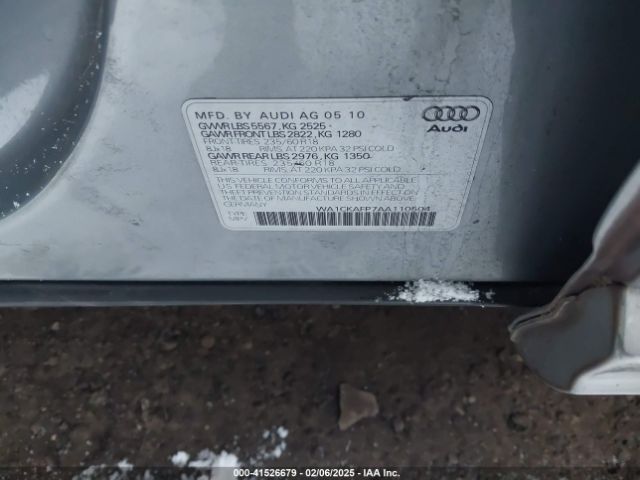 2010 AUDI Q5 WA1CKAFP7AA110504 Photo 8
