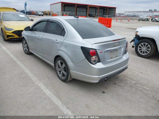 1G1JG5SB7F4169891 Chevrolet Sonic Rs Auto